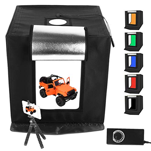 SALUTUYA Photo Tent Kit Light Box Ausrüstung für hochreflektierende Stoffe für Fotostudio-Produkte(European Power Supply… – Bild 5