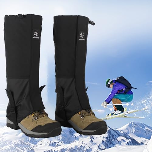 Snow-Boot-Gaiters-Waterproof-and-Sandproof-Boot-Gaiters-Adjustable-Lightweight-and-Breathable-Suitable-for-Hiking-Snow-Walking-and-Other-Outdoor-Activities