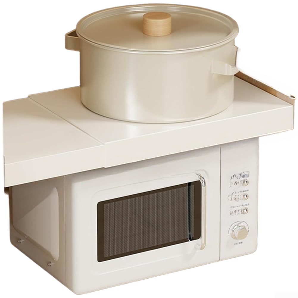 Organizador de ahorro de espacio multicapa en color blanco para ollas de cocina