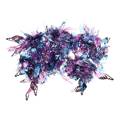 SUPVOX 6Pcs Cheerleading Pom Poms for Metallic Dance Hand Flowers for Cheerleading School Events and Dance Performances