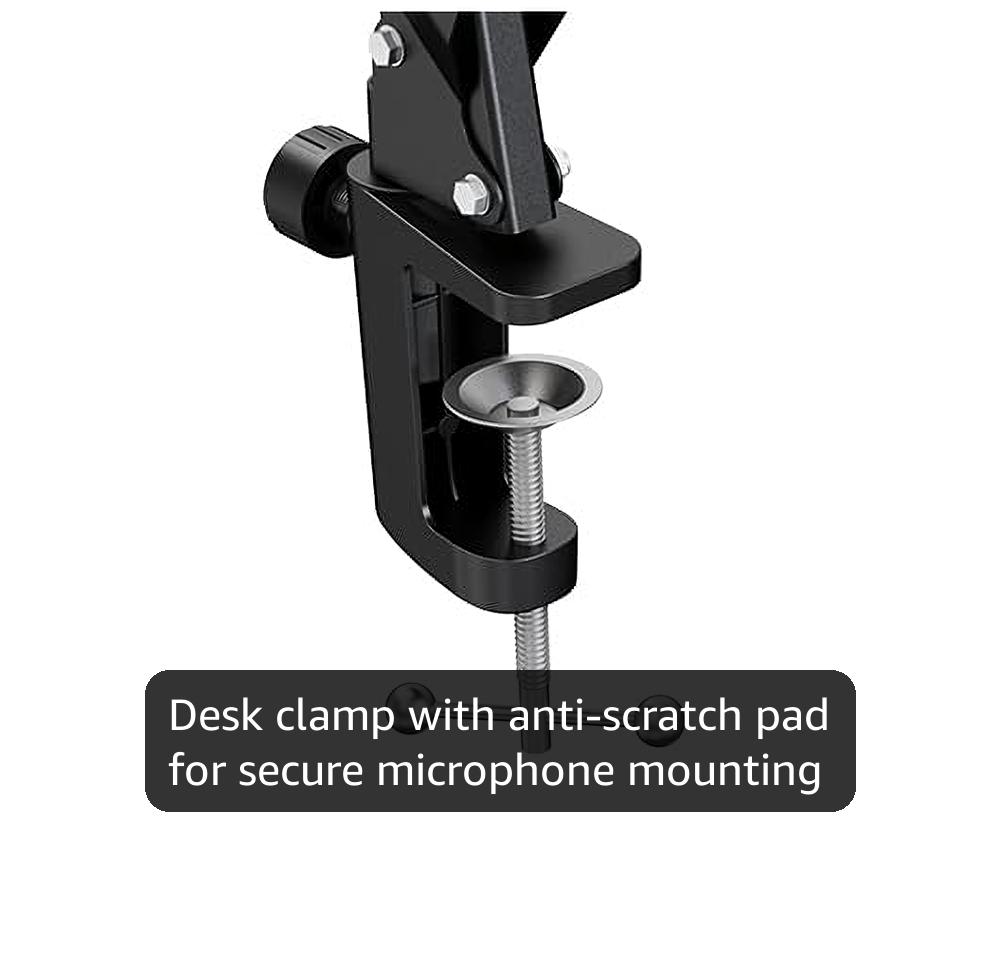 FIFINE XLR/USB Gaming Microphone Set, Dynamic PC Mic for Streaming Podcasting, Computer RGB Mic Kit with Boom Arm Stand, Mute Button, Headphones Jack, for Recording Vocal Voice-Over-AmpliGame AM8T