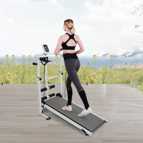 Image of Treadmill Walking Home Fitness Equipment Mechanical Treadmill Small Foldable Silent Walking Exercise Machine Sports Multifunctional