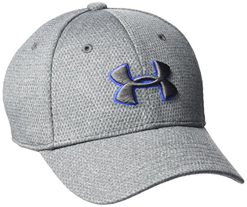 Under Armour Boys' Heathered Blitzing Cap, Steel (035)/Graphite, Youth Small/Medium