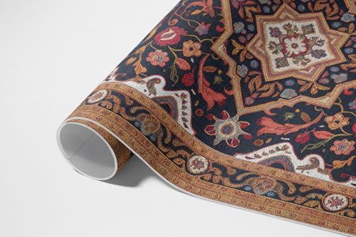 Tapis en vinyle pour balcon et terrasse au design rectangle de jardin