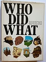 WHO DID WHAT 0517505673 Book Cover