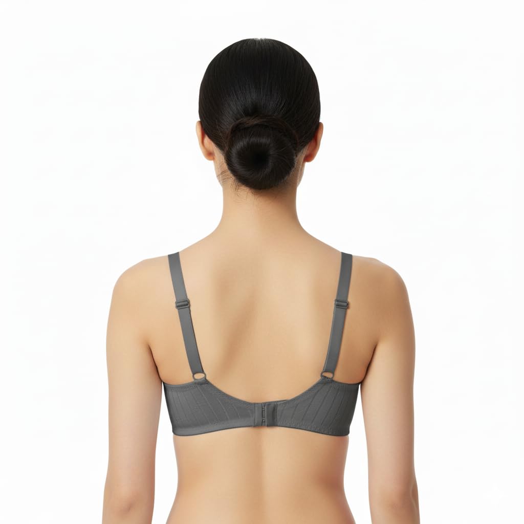 Selene, Sujetador Reductor para Mujer en Encaje, con Aros y Sin Relleno, Colección Mariluz - 2