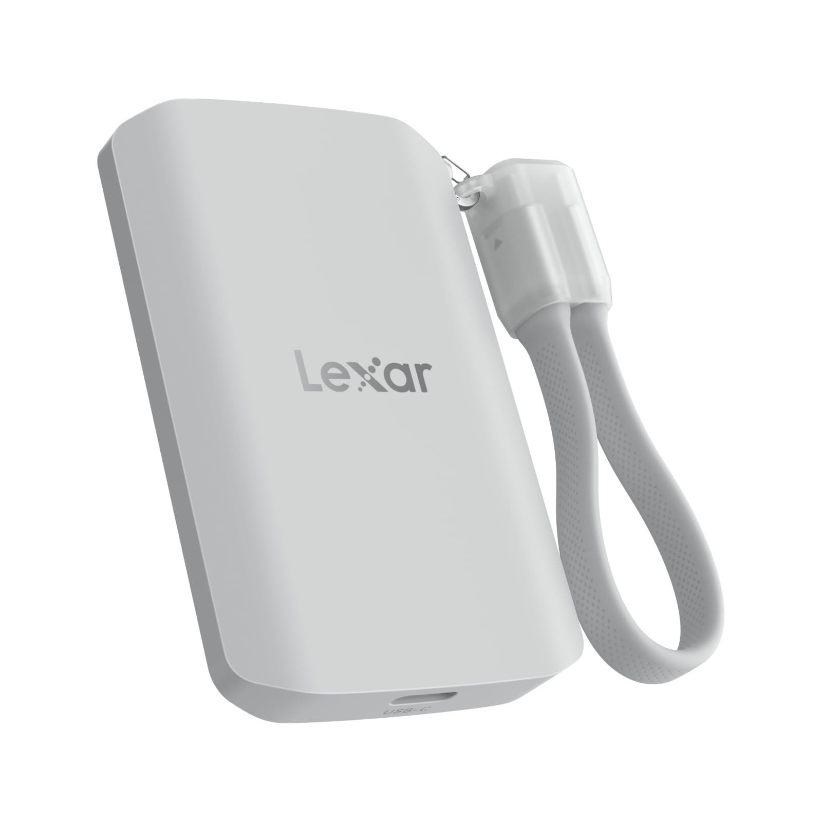 Lexar ES5 SSD Portátil 1TB, USB 3.2 Gen2x2 hasta 2000 MB/s de Lectura/Escritura, Protección IP65,SSD Magsafe para Teléfono,Admite Fotografía Apple ProRes 4K (iPhone 15/16) y Galaxy S25 8K
