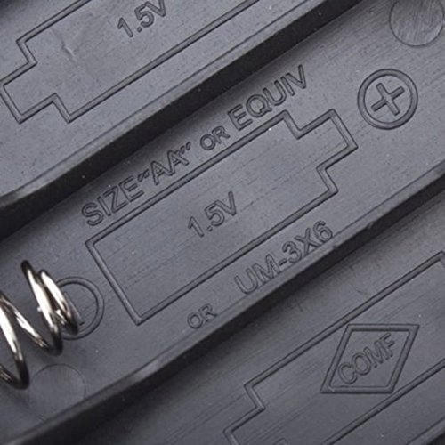 Ctzrzyt Nieuwe 6 x 1.5V AA 2A CELL Batterij Batterijhouder Opbergdoos 9V Case Met Lood Draad - Afbeelding 4
