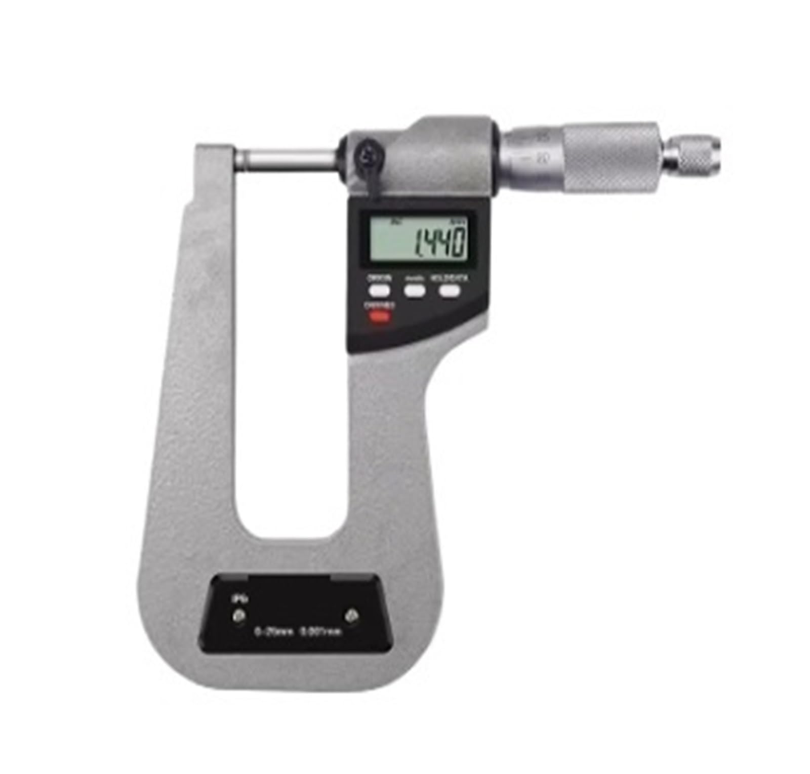 Digital Display Deep Bow Frame Micrometer 211-272 0-25 * 100mm Measuring Plate Thickness Deep Span Micrometer