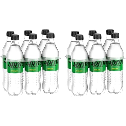 Sprite Zero Sugar Lemon Lime Diet Soda Pop Soft Drinks, 16.9 fl oz, 12 Pack Cover