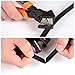 45-Degree V-Shaped Rubber Strip Pliers Scissors & 90-Degree Right-Angle Cutting Tool, Sealing Cutter with 4 Replaceable Blades and Screwdriver, for Car Corner Trimming, Window and Door Edge Finishing