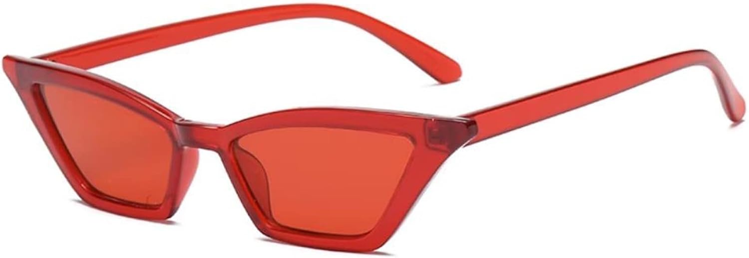 Sunglasses Small Frame Sunglasses Retro Street Shooting(Champagne)