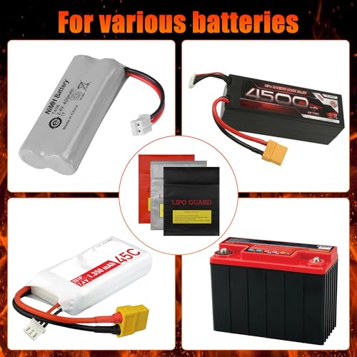 Huiguli Feuerfest Wasserdicht Safe Bag, Feuerfeste Akku Tasche, wasserdichte Ladetasche, Explosionsgeschützte Feuerfeste Dokumententasche für Lipo Batterie, Bargeld, Pass, Schmuck (3, 30 x 23cm)