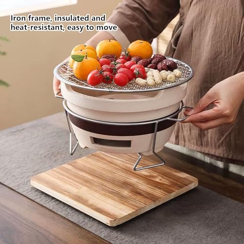 Réchaud de table en argile compact et barbecue portable de camping