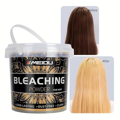 image for Lazibudgha Hair Bleach 500g,Large Capacity Salon Grade Bleach for Hair
