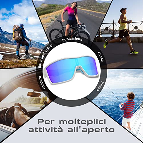 Occhiali da ciclismo polarizzati per uomini donne