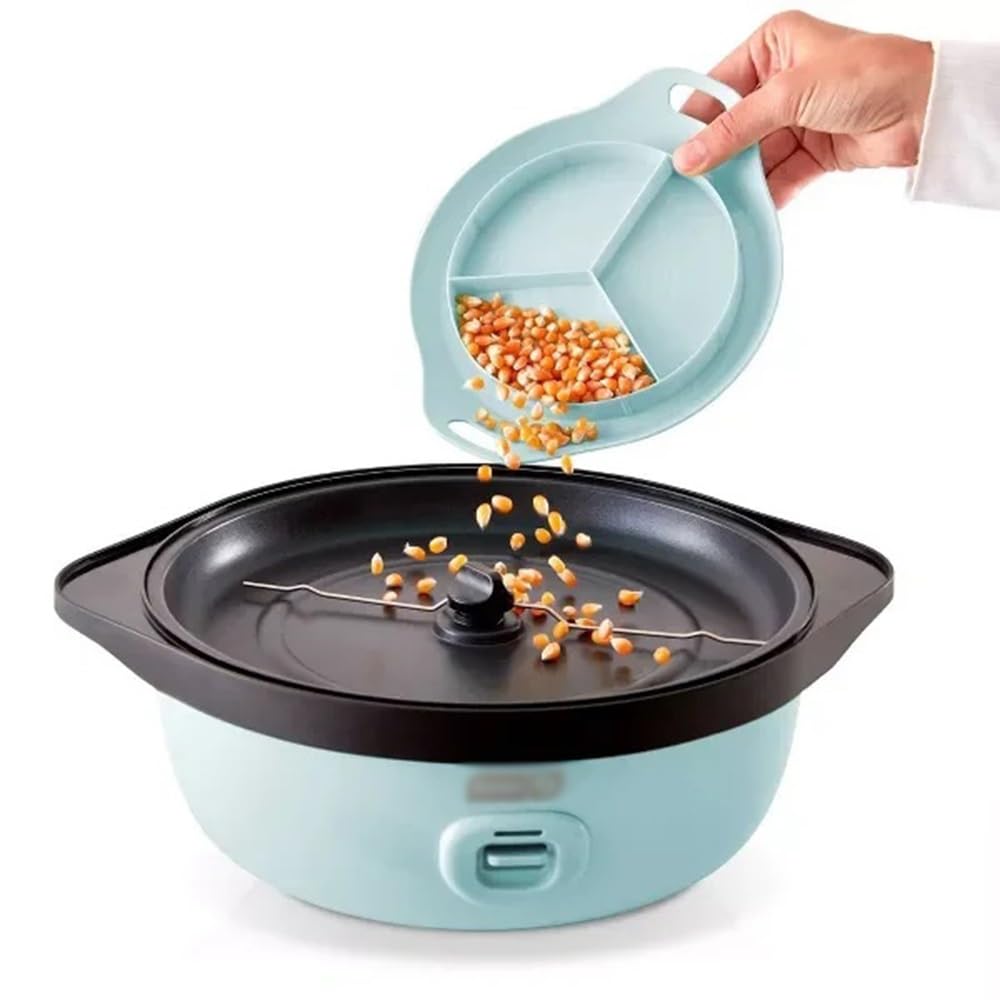 Máquina palomitas familiar Máquina for hacer palomitas de maíz con agitador for automática pequeña for el hogar for esféricas