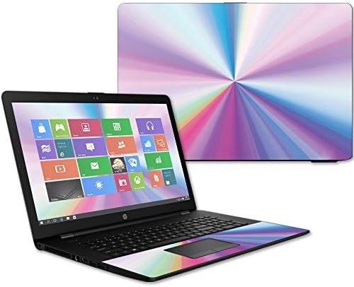 MightySkins Skin Compatible with HP 17t Laptop 17.3" (2017) - Rainbow Zoom | Protective, Durable, and Unique Vinyl Decal wrap Cover | Easy to Apply, Remove, and Change Styles | Made in The USA