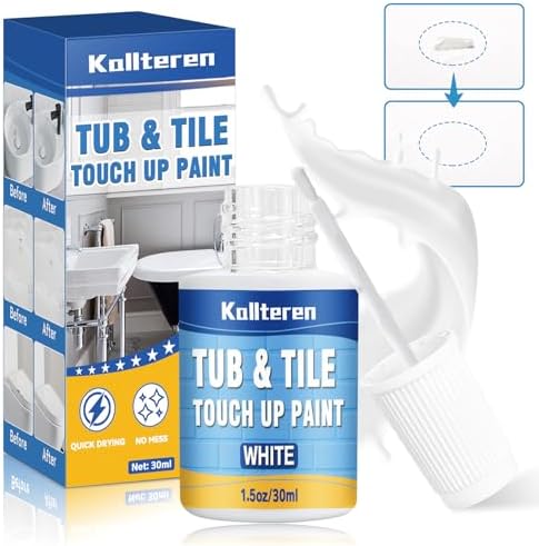 Amazon.com: Tub and Tile Paint, White Touch Up Paint Pen, White Paint ...