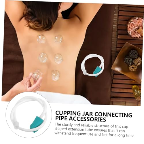COLLBATH 5 piezas Tubo Extensor de Manguera de Vacío para Ventosas para Máquina de Terapia de Succión miniatura 7