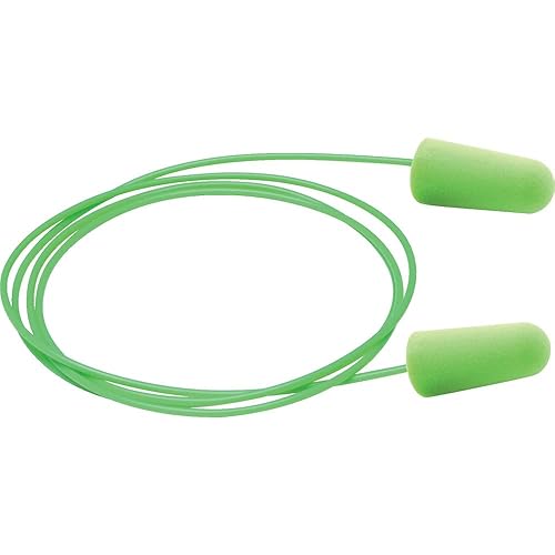 Moldex -Metric Inc. - 6900 Pura-Fit Tapón cónico de espuma de poliuretano con cable, color verde