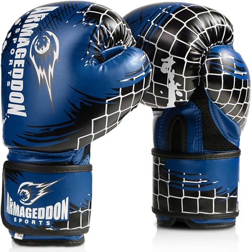 Guantes de Boxeo para Hombre y Mujer – Entrenamiento Profesional de Boxeo, Kickboxing y Muay Thai – Sparring, Saco y Deportes de Combate – Diseño Resistente para Uso Intensivo
