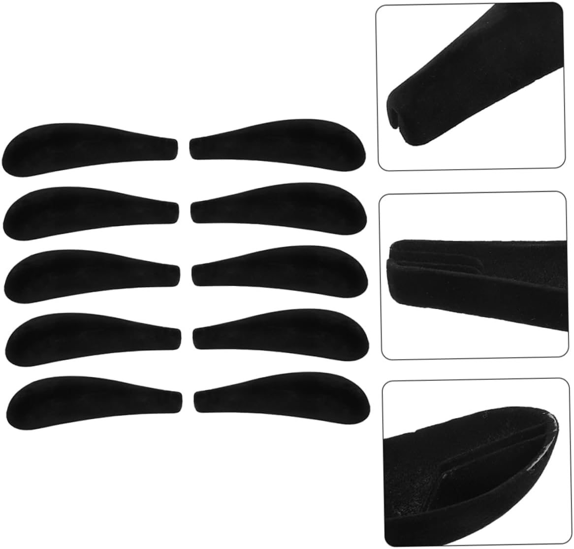 48pcs Thick Hangers Shoulder Pads Lingerie Hanger Forms for Coat Support