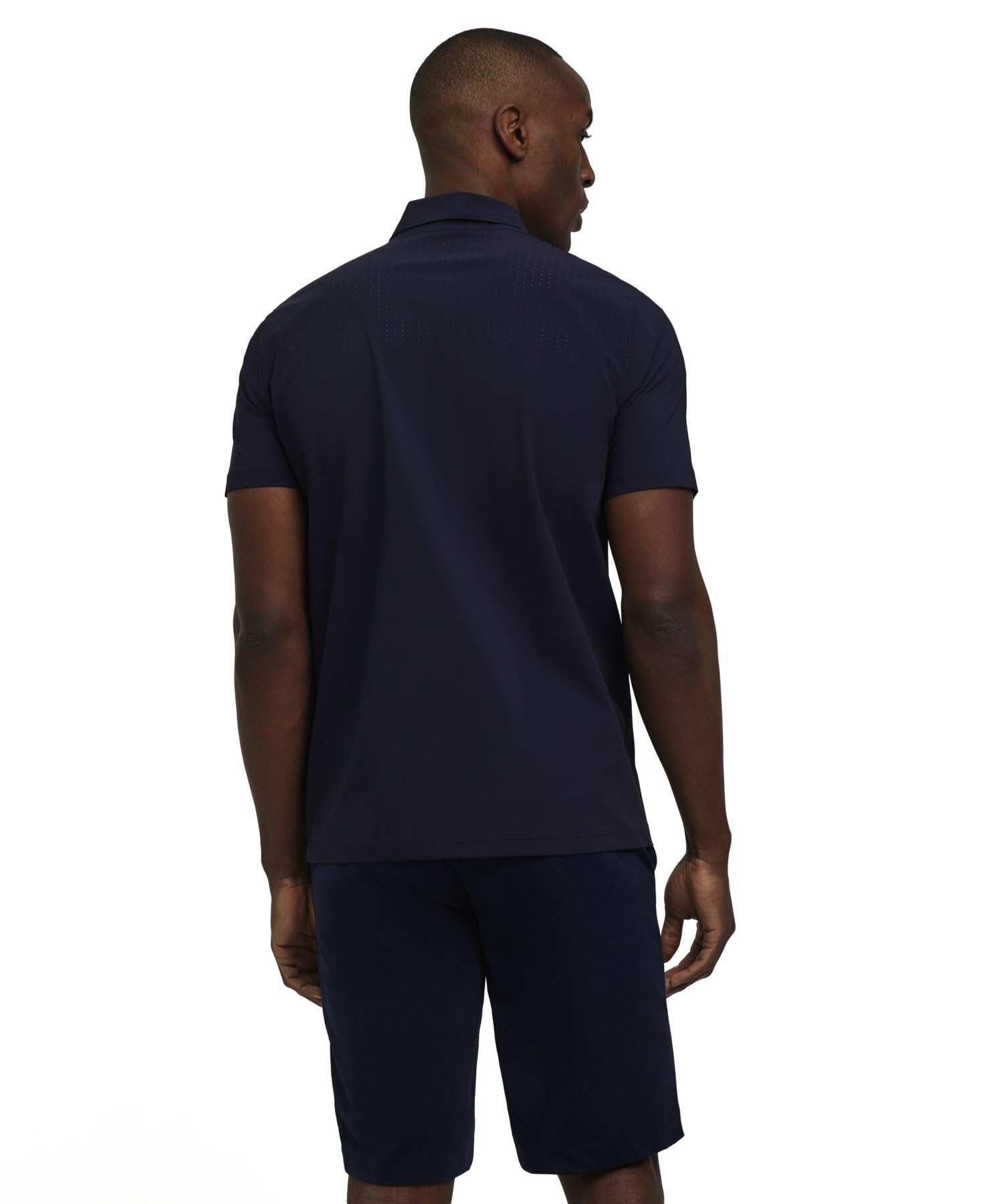 FALKE Męski T-shirt Golf Performance Polo Shirt M PL materiał funkcyjny koszulka polo, 1 sztuka, niebieski (Space Blue 6116), XL