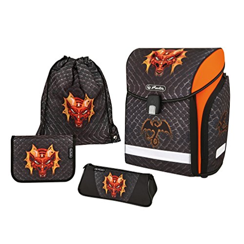 Preisvergleich Produktbild Herlitz Midi Plus Schulranzen-Set, 38 cm, Dragon
