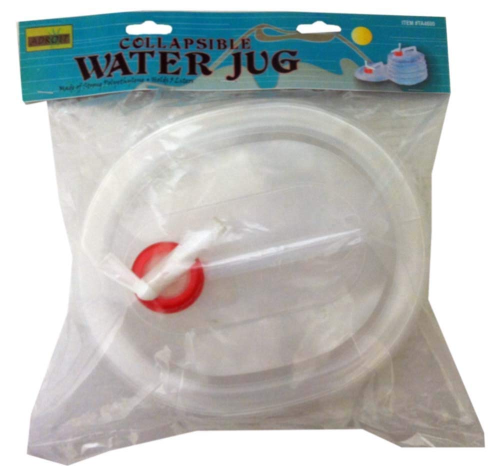 ADROIT Expandable Collapsible Water Carrier Bag Container Jug - 5 Liter - Food-Safe TA-94600