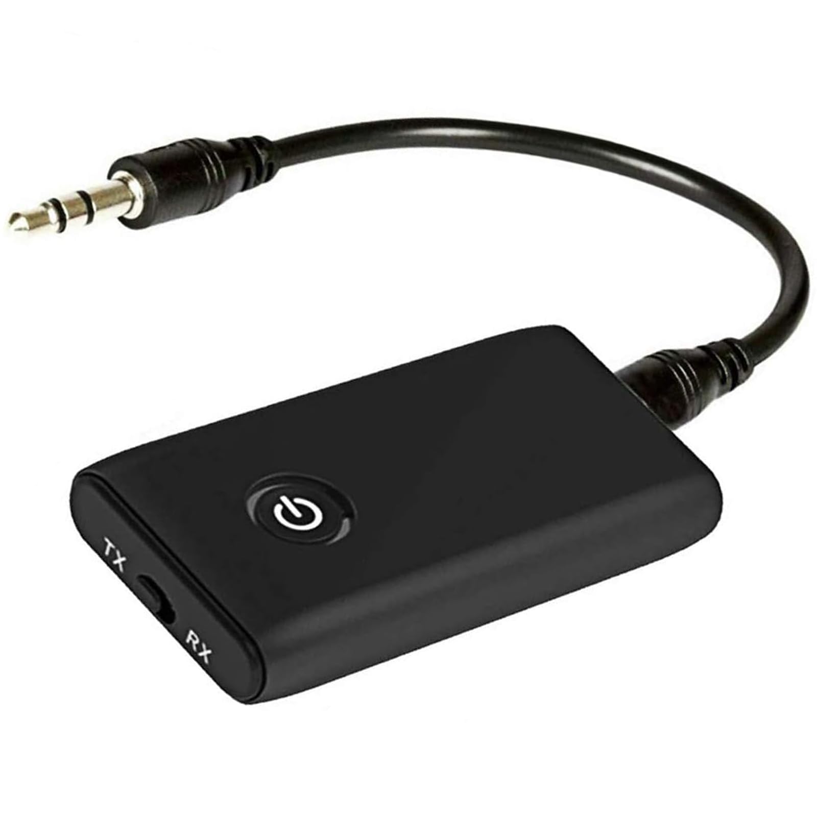 Adattatore Bluetooth 5.0 Trasmettitore,3.5mm Jack Adattatore,2-in-1 Wireless Ricevitore Bluetooth,per PC/TV/impianto audio Cuffie MP3/MP4 Altoparlante HiFi Radio