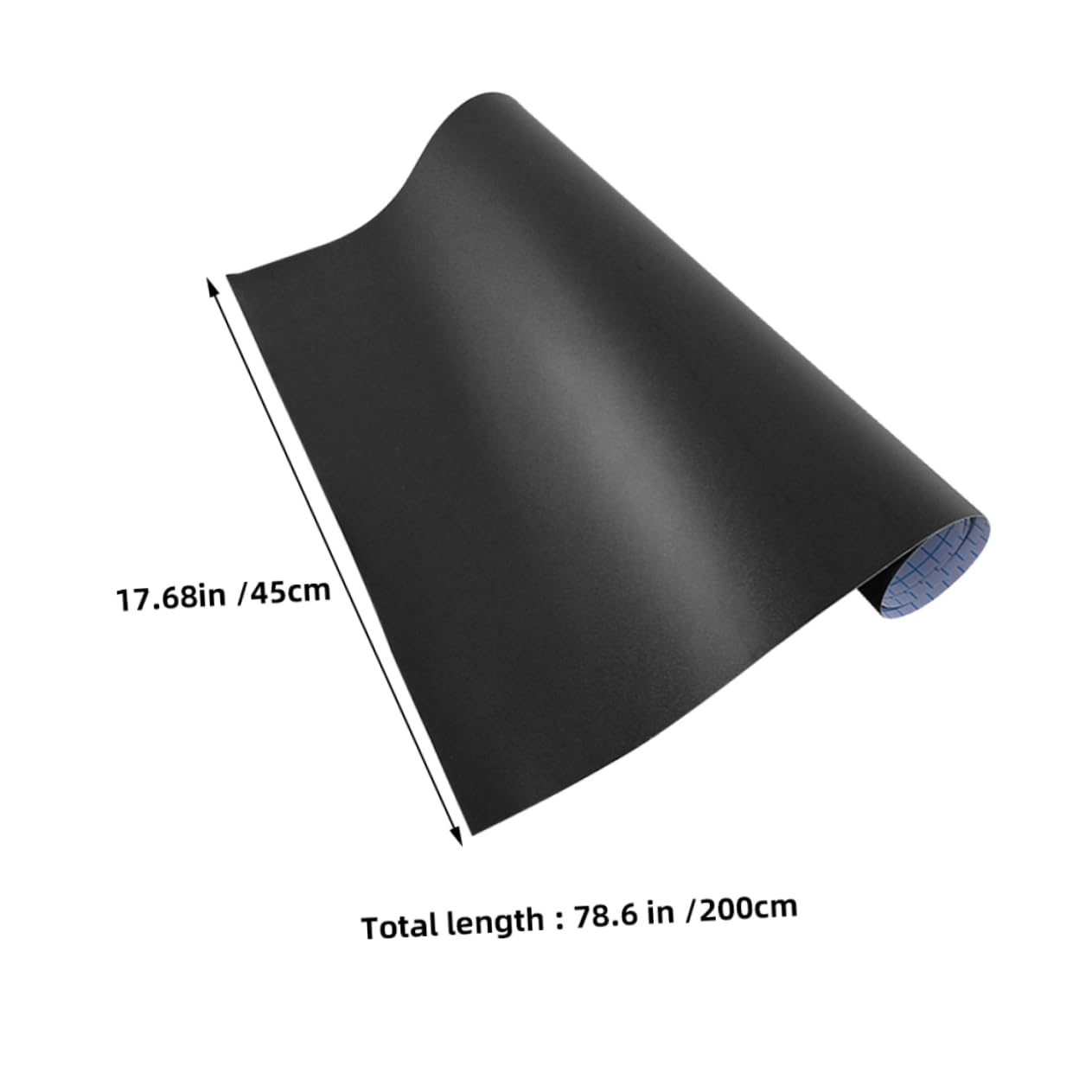 3 Stück Selbstklebende Kreidetafel Aufkleber aus Pvc Schwarz | 45 X 200cm, Abwischbar zum Schreiben und Zeichnen, für Geburtstage und Feiertage