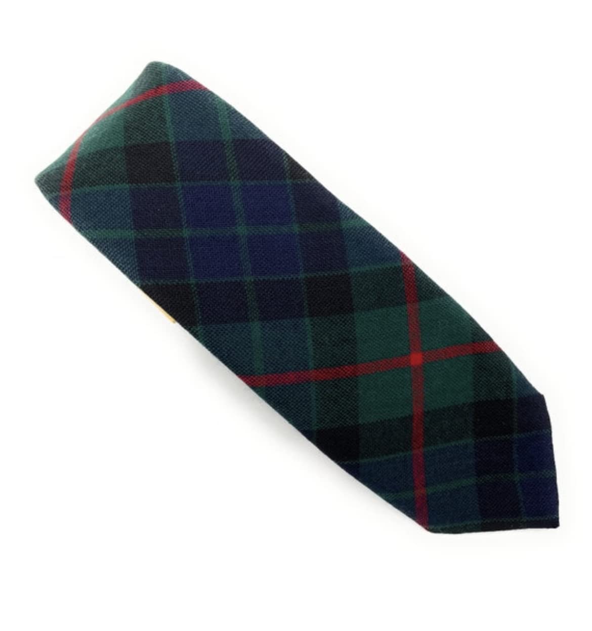 Tartan Tweeds Men's Gunn Modern Traditional Tartan Necktie 100% Wool British Made