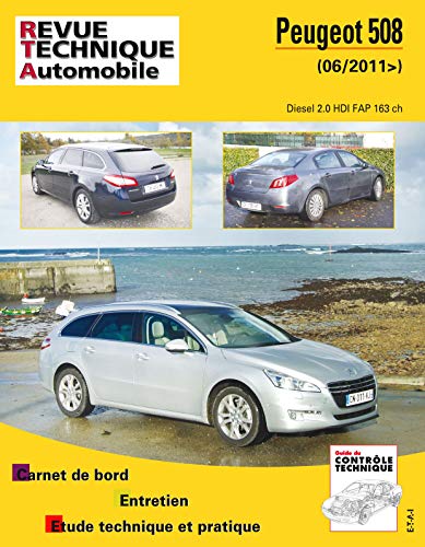  E.T.A.I - Revue Technique Automobile B780.5 - PEUGEOT 508 PHASE 1 - 2011 à 2014 Livre eBook France