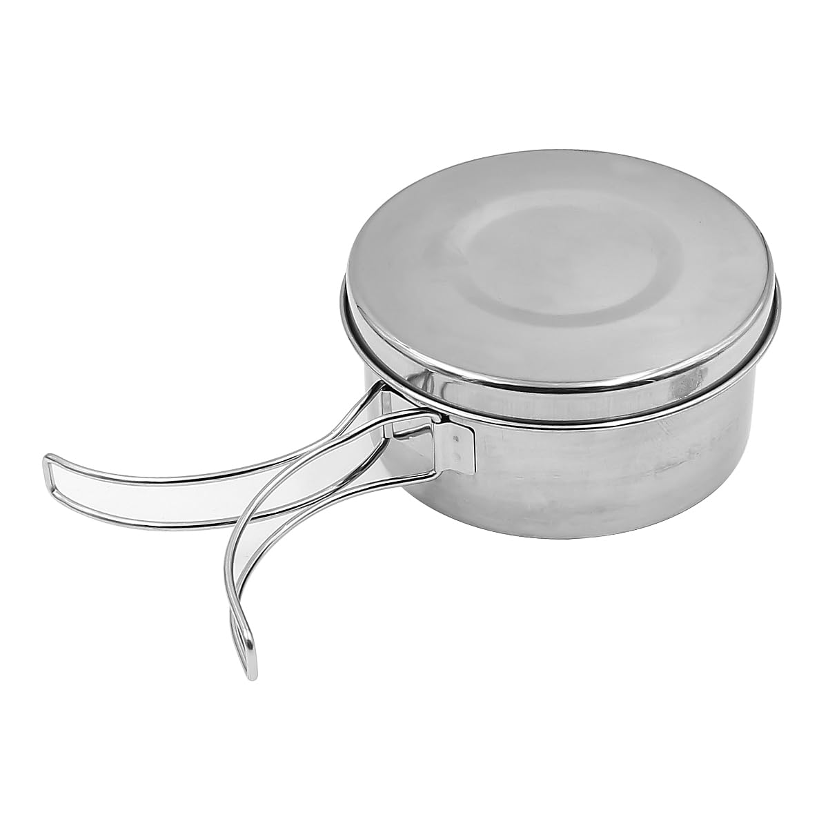 Set di Pentole da Campeggio da 8 Pezzi Kit da Cucina Portatile da Campeggio in Acciaio Inossidabile Set di Pentole da Campeggio per Escursionismo con Zaino in Spalla da Picnic