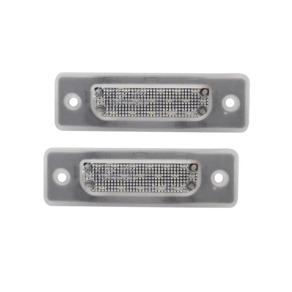 Lámpara LED blanca para placa matrícula de coche en viajes nocturnos E34 E32 5