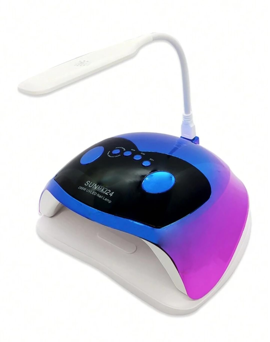 Red Square 288W UV LED Nail Lamp, UV Light for Nails Gel Polish 40 Led Beads, Faster Curing Lamp LED Nail Dryer with 4 Timers and Auto Sensor With LED Lamp (M&J 24)-image-34