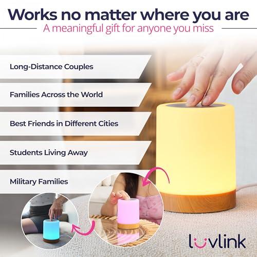 Image of LuvLink Friendship lamp v2.0 - advanced WLAN range - easy Bluetooth installation (set of two)