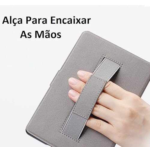 Capa para Kindle 11ª Geração Modelo C2V2L3 Com Alça e Função Magnética de Hibernação (Preto)