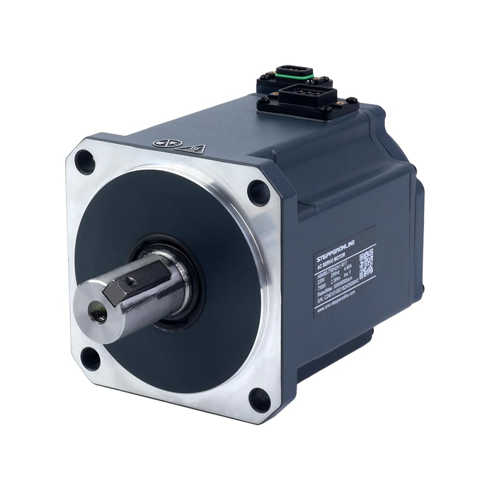 Kit servomotore da 750 W AC, RS485, 2,39 Nm, 17 bit, trasmettitore di valore assoluto IP67 | STEPPERONLINE, Serie A6, 750 W impulso/RS485/driver servomotore analogico AC, cavi da 3,0 m, 3000 giri/min