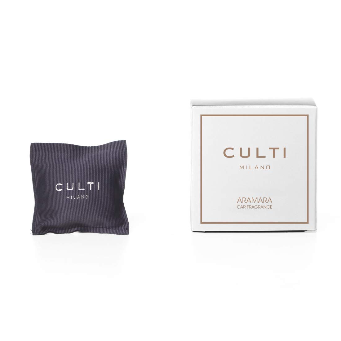 Culti Car Perfume in Scented Pad Size 7X7cm Milan | Tea Fragrance, Sencha Tea and Woods - Duration 3 Months