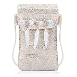 Breites Einsatzspektrum - Diese Handytasche für Damen eignet sich für Smartphones mit einer Bildschirmgröße von 6,2 Zoll und weniger (ohne Handyhülle). Kann auch Ihre wichtigsten Dinge aufbewahren: Handy, Kreditkarte, Kleingeld, Bargeld, Kopfhörer, Kosmetika,