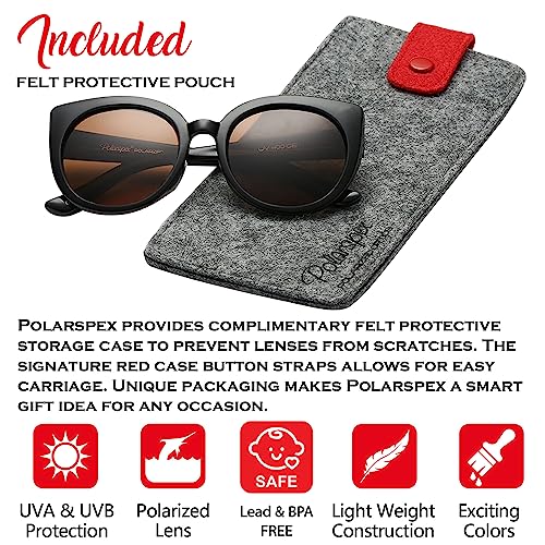 PolarSpex Toddler Polarized Cat Eye Sunglasses by PolarSpex - Used condition - Image 2