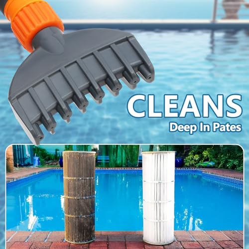 Banax Pool & Spa Filter Cartridge Cleaner, Removes Debris & Dirt from Pool Filters in Seconds, Heavy Duty & Durable Pool Cartridge Filter Cleaner - Thumbnail 3