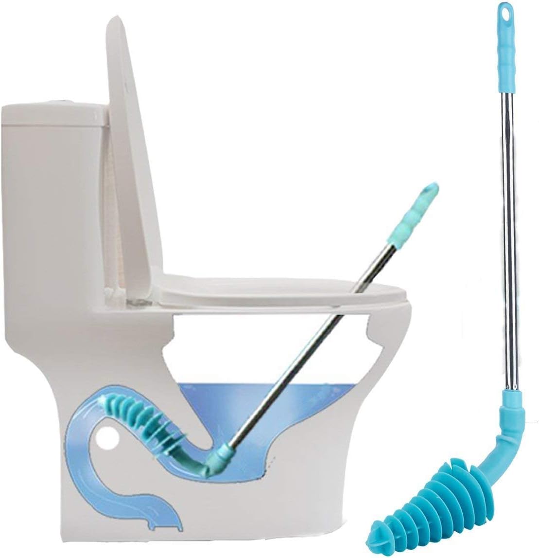 Bar Keepers Friend EZFlush Toilet Flushing Aid (2 x 12 oz) Liquid Plumber to Help