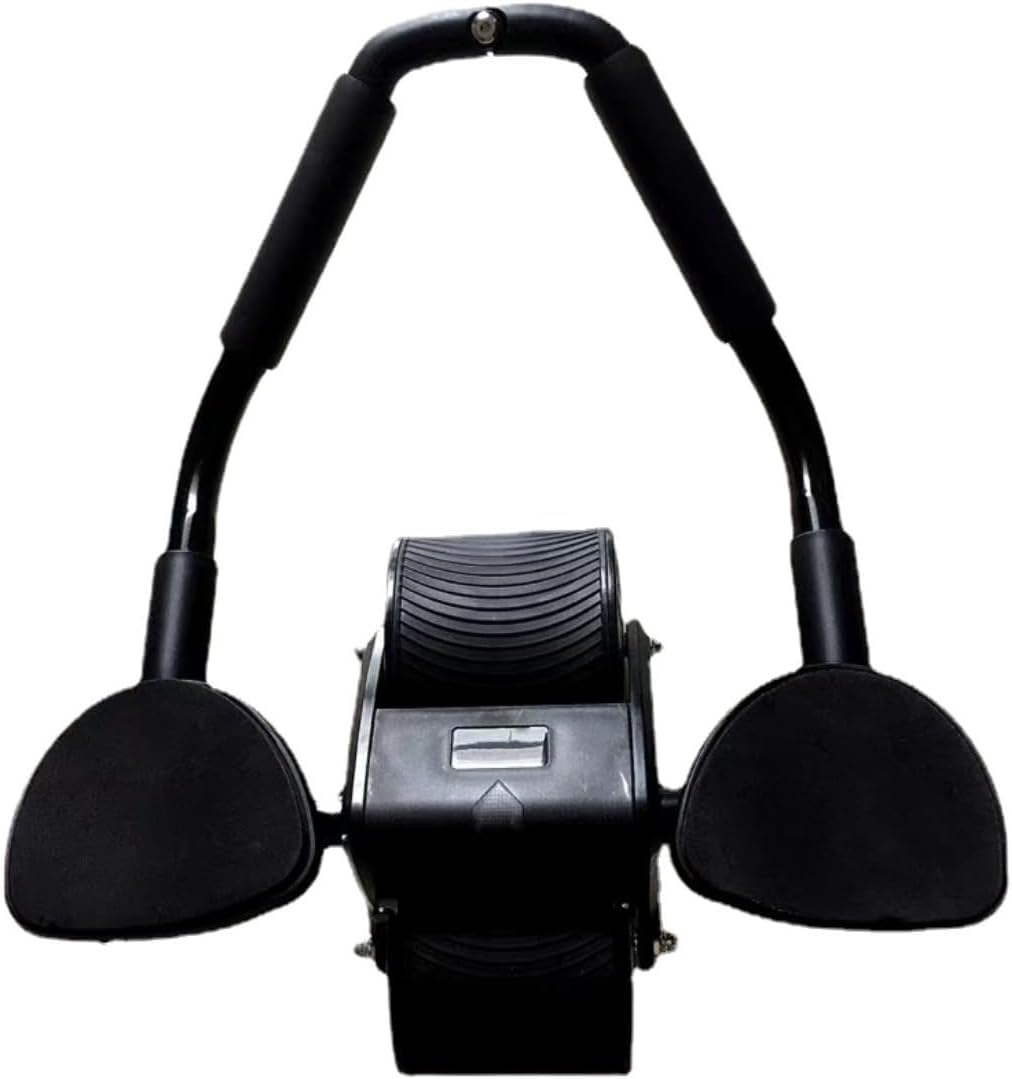Knee mat with abdominal roller, Abura-rin, silent single wheel, abdominal muscle training equipment, muscle training equipment, exercise roller, trunk extension, diet equipment, for men/women, beginn
