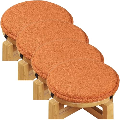 28/30/33/35/40/45cm ���E���h�`�F�A�N�b�V���� 1/2/4 �Z�b�g ? �R�t������~�߃X�c�[���p�b�h ? �o�[�X�c�[���A�_�C�j���O�`�F�A�A�r�X�g���A�ؐ��A�������̈֎q�p�̃t�H�[������V�[�g�N�b�V����(8,4pcs:35cm/14in)