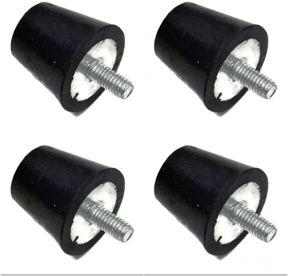 (4) 3/4" Stud 5/16-18 Suspension Rubber Bump Stops Axle Snubbers Jounce Bumpers