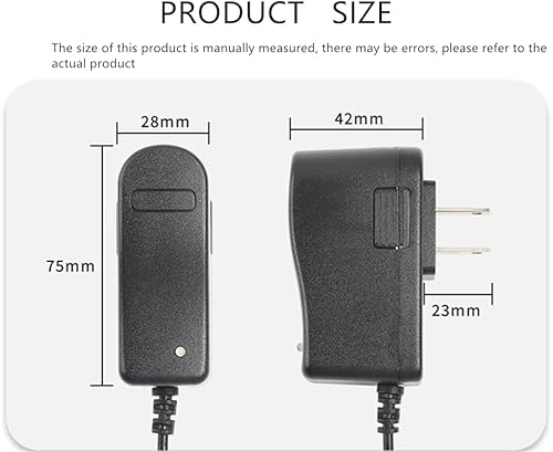 Miniatura 3 de LIVISN Adaptador de CA DC 12.6V 1A Li-ion Cargador de batería con indicador LED 5.5 x 2.5 0.083 in DC Plug Adecuado para 11.V 12.6V 3-String Litio