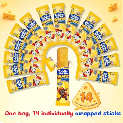 WANT WANT Toddler Mum-Mum Wafer Sticks, White Cheddar Cheese, 6 Packs - image 5